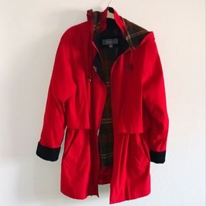 Liz Claiborne Vintage red coat